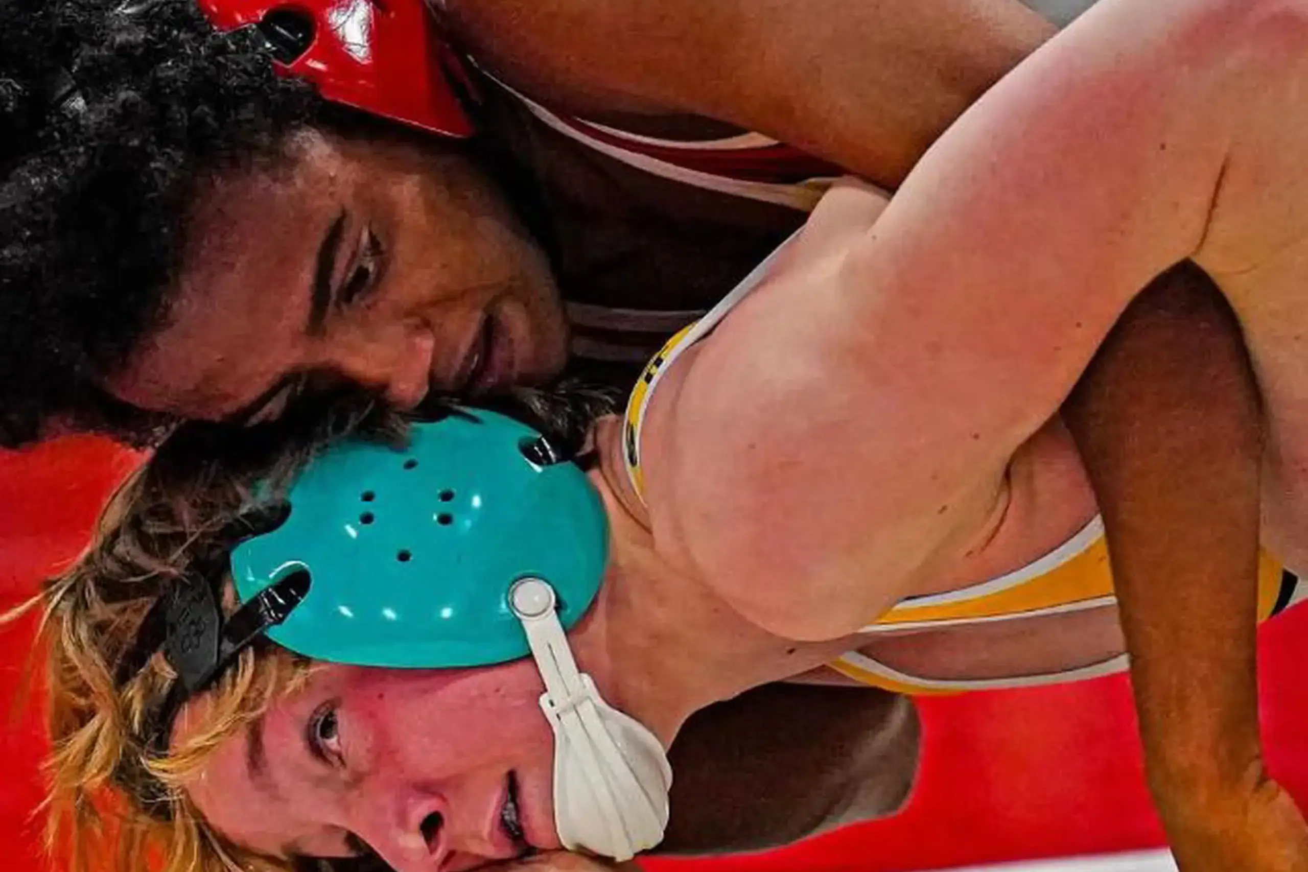 Students Participating in Wrestling Tournament