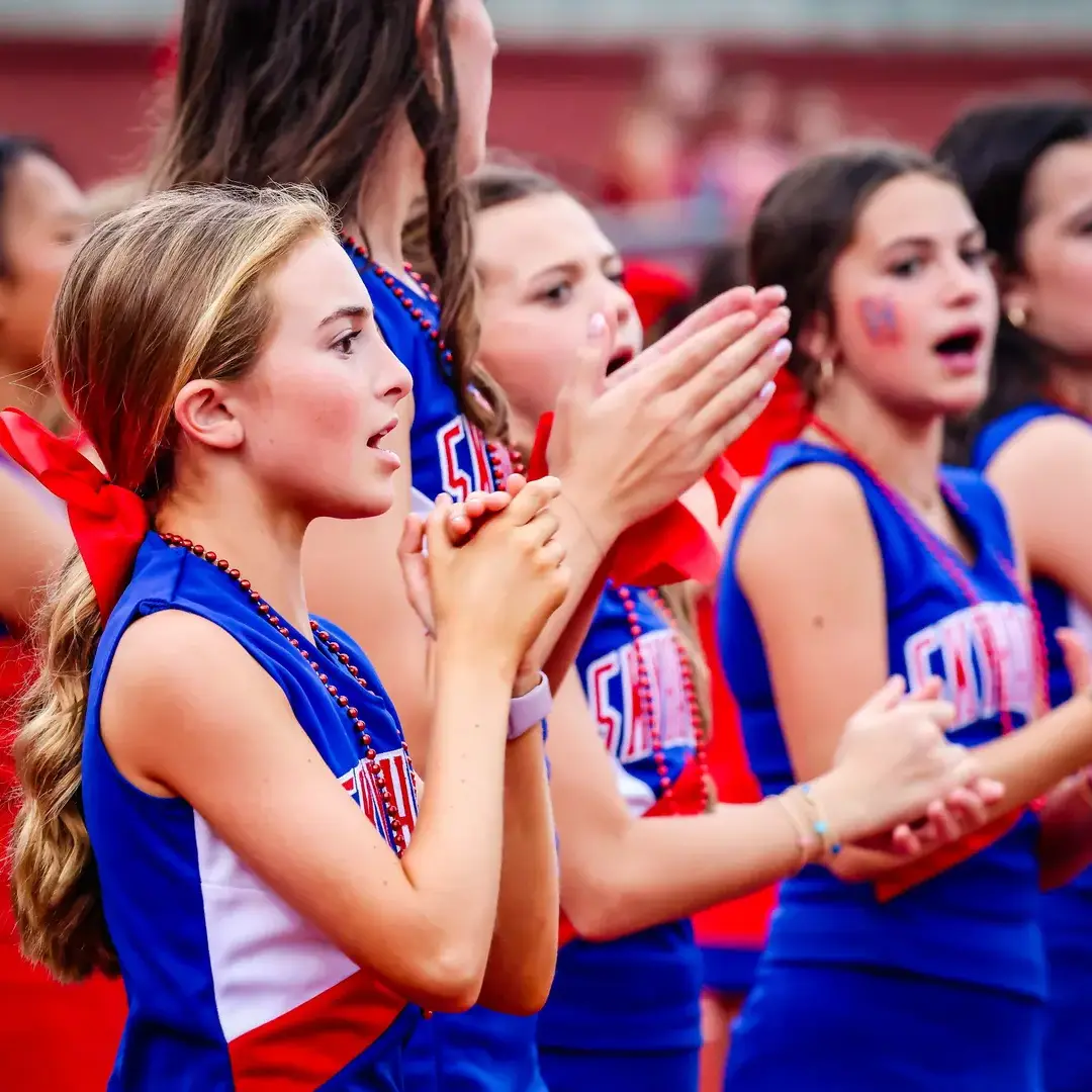 Hammond Cheerleaders at Football game